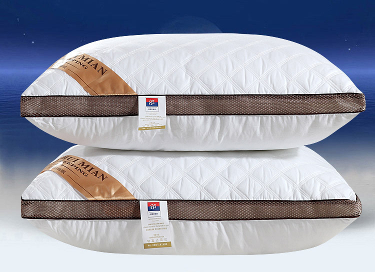 Pure Cotton High Elastic Washable Pillow Sustainable Function for Hotel Bedding Set