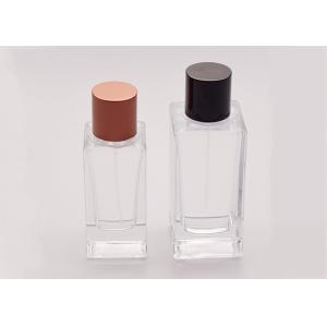 Glass Empty Square Perfume Bottles 0.075ml 100ml No Leaking