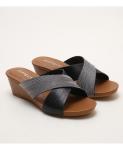 BS125 Slope Heel Roman Sandals Female New Style Bohemian National Wind Open Toe