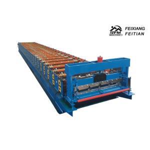 PLC Control Color Steel Roll Forming Machine 0.3 - 0.6mm Thickness For Panels