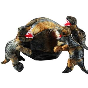 China Dog Bite Resistant Plush Toys Hide And Seek Dinosaur Training factory