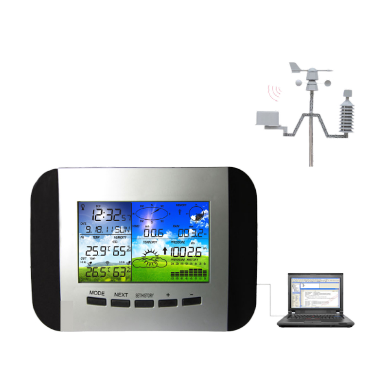 Rain Range 0 To 9 Indoor Wireless Outdoor Weather Station Wind Speed Range 0-50m/S