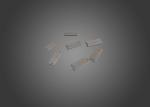 High Temperature Resistant Aluminum Nitride Ceramic Machinery Parts Natural