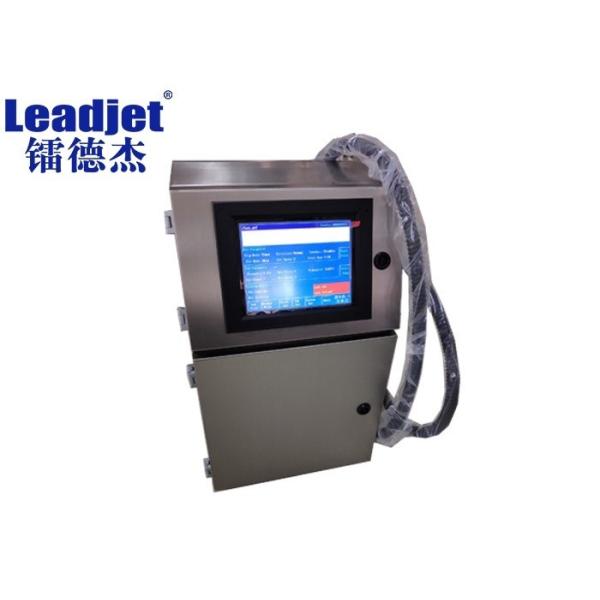 China Leadjet V98 Continuous Ink jet Printer Date Coder 1-20mm Font Height 120m/min Speed factory