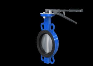 China DN200 Wafer Type Valve Cast Iron Without Pin Clear Water Material factory