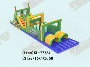 Whimsical Inflatable: A Kids' Obstacle Play Highlight Playtime Adventure