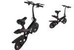 Female Small Folding Electric Bike , Portable Electric Bicycle Ergonomics Design