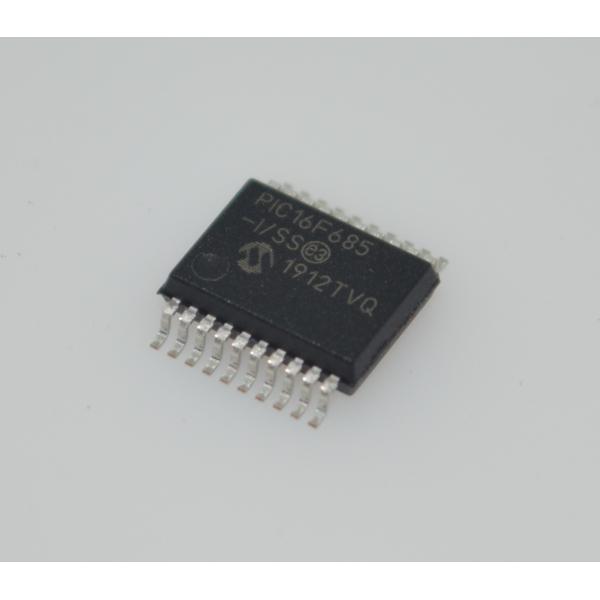 China PIC16F685-I/SS 8-bit Flash MCU 20MHz Speed 3.5KB Memory 256B EEPROM 12x10-bit ADC 25 I/O Pins Wide 2.0-5.5V Range Industrial -40°C to +85°C SSOP-20 Package for Embedded Control on sale