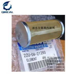 China Fuel Filter Element 22U-04-21260 for Komatsu PC360-7 factory