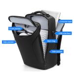 Factory wholesale usb waterpoof business custom logo backpack bag men laptop