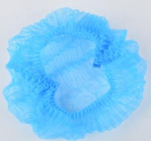 China Hotel Hair Head Cook PE Nonwoven Disposable Head Shower Cap factory