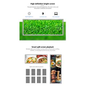 LCD Double Sides Ceiling Mounted Advertising Window Display Android7.1