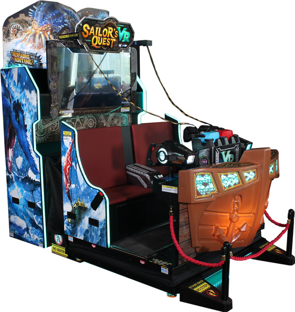 Unis 2P Sailor 'S Quest VR Interactive Video Game Machine 9d Vr Theater