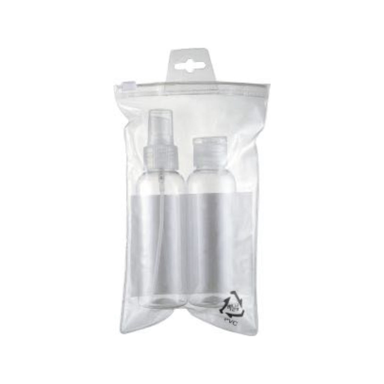 7pcs PET Bottle PP Cap PS Jar PUMP SPRAYER Travel Kits for Airline Metamorphosing
