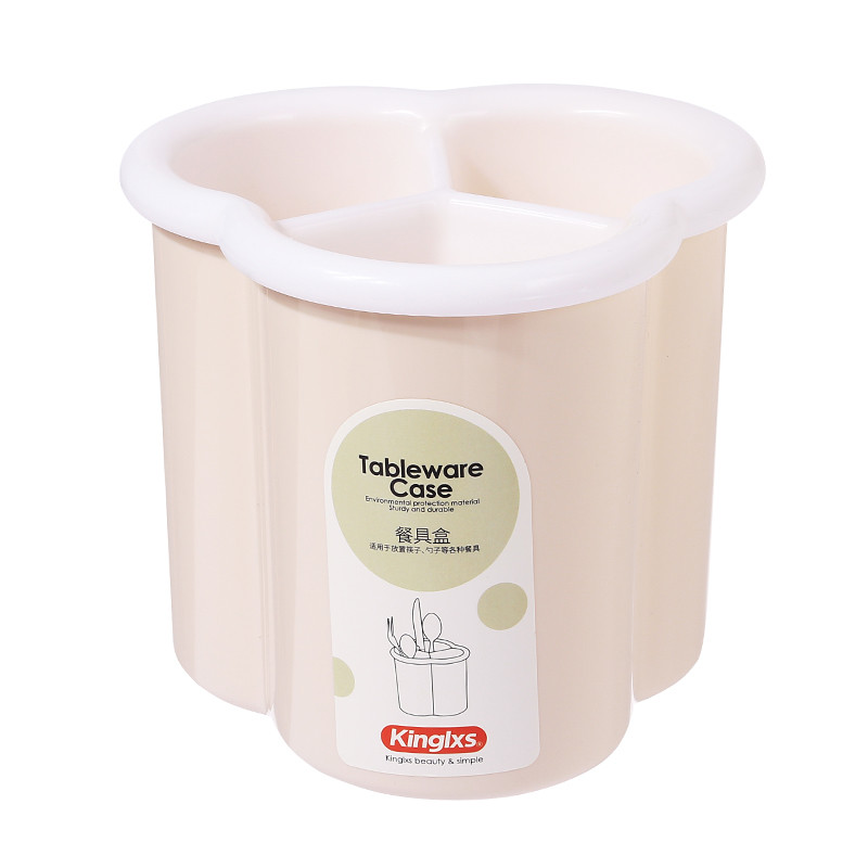 Three Grids Tableware Storage Box For Knife And Fork Storage