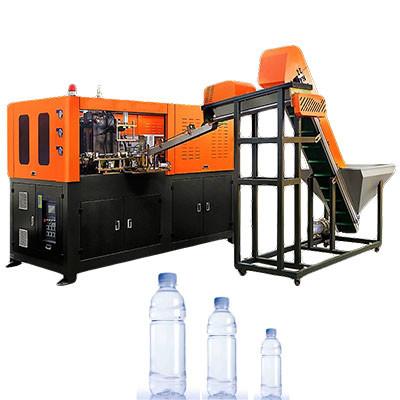2 Cavities Extrusion PET Bottle Blow Molding Machine 200ML Plastic Color