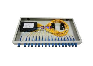 China 1RU Fixed FTTX 2x32 SX Rack Mounted Optic Splitter factory