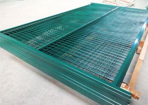 China Canada Removable Temporary Fence Powder Coating Surface Treatment With Flat Feet factory