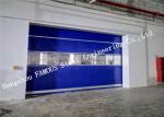 Automatic High Speed Steel Roller Shutter Door PVC Surface For Logistics Center