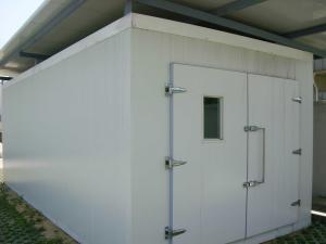 China Air Cooled Water Cooled Stainless Steel Cold Room Container With LED Lighting factory