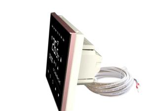 China Wall Mounted Installation LCD Touch Screen Thermostat Wifi With Anti Flammable PC factory