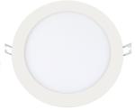 Round 0.95PF 110Lm/W Recessed Led Ceiling Panel AC265V