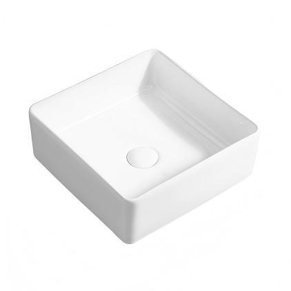 Chaozhou Sanitary Ware Bathroom Cloakroom Solid Surface Basin Sink Ceramic