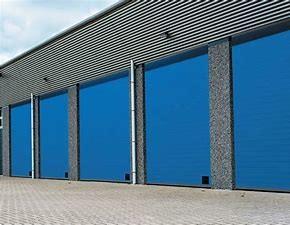 China Overhead Industrial Sectional Doors Automatic Double Outdoor Sliding factory