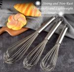 Balloon Wire Stainless Steel Egg Whisk FDA Approved Nonrust
