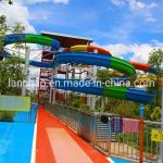 Fiberglass Spiral Water Slide Screaming Fiberglass Screw ISO9001