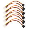 Buy cheap 15.5cm 4 Pin Cable Wire Harness IDE Male To Dual SATA 15 Pin from wholesalers