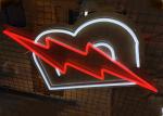 Acrylic 12VDC 200cm Led Lightning Neon Signs RoHS For Bar