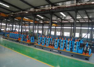 China carbon Steel ERW tube Mill , 21 - 63mm Diameter Pipe Welding Line factory