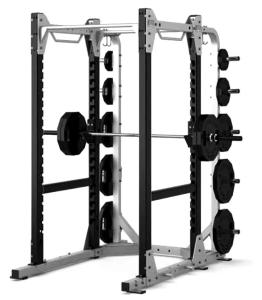 China Workout Equipment Weight Bench Rowing Leg Press Power Cage Multi Functional Gym Squat Rack factory