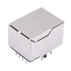 China Mechanicals 21 point 25 by 15 point 90 by 13 point 40 millimeters RJ45 Network Connector engineered for compact and Ethernet connections factory