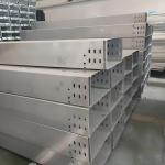 Straight Slot Type Aluminum Cable Tray For Medium Duty Cable Organization