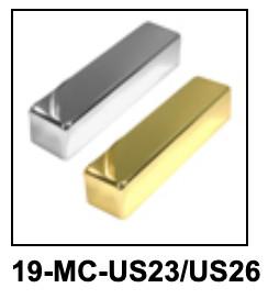 Fire Alarm Concealed Door Closer Cover Plate Metal Cover US3 US 26 Door Closer