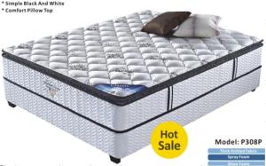 China Medium grade pocket spring mattress P308P factory