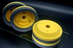 Yellow Resin Grinding Wheel Diamond Glass Edging For Bevelling Machine