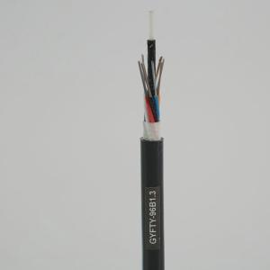 China PE Jacket Outdoor Fiber Optic Cable 2 To 288 Cores GYFTY Stranded 1KM factory