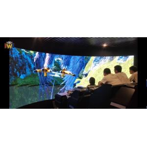 Theme Park VR Curved Screen Cinema with 150 Degree Vertical Perspective Coverage