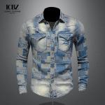 2022 Unique Design Spring Fashion Men's Retro Flower Shirt Casual Style Dress