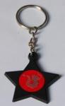 Cute Logo Printed Custom soft PVC Rubber Keychains For Kids , Eco Friendly