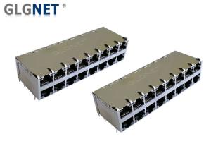 China Industrial Switcher Poe RJ45 Connector 90° Angle Orientation With Integrated Magnetics factory