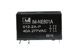 China EV Charger Parts UL RoHs Coil 24VDC 32A 40A Two-pole PCB Power Relay on sale
