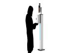 Airports Touchless Hand Sanitizer Dispenser Digital Infrared Thermometers