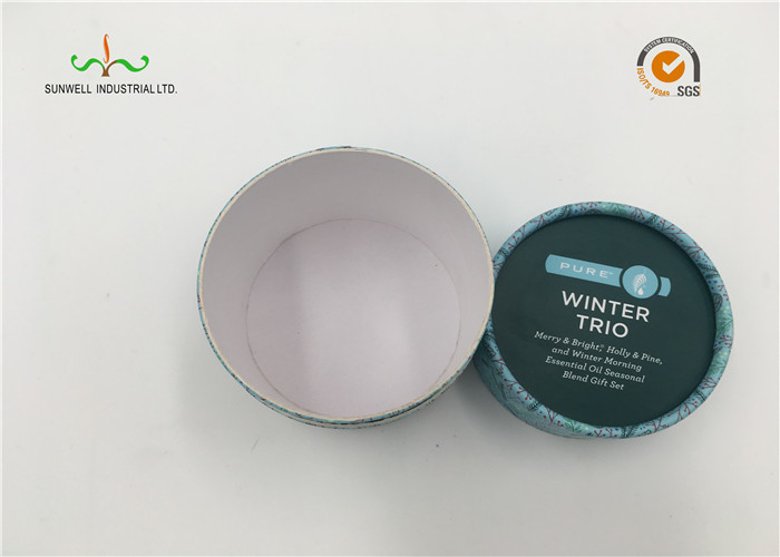 Recycle Craft Flower Gift Paper Tube Packaging Box With Custom Printing Logo