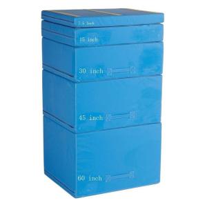 China High Density Foam Plyometric Box , Soft Plyometric Boxes For Crossfit Training factory