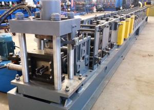 China Galvanized Steel Shelves Metal Roll Forming Equipment Cr12Mov Cutting Blade Material factory
