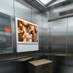 RJ45 Advertising Hotel Lobby Digital Signage 480P 720P 1080P Wall Mounted